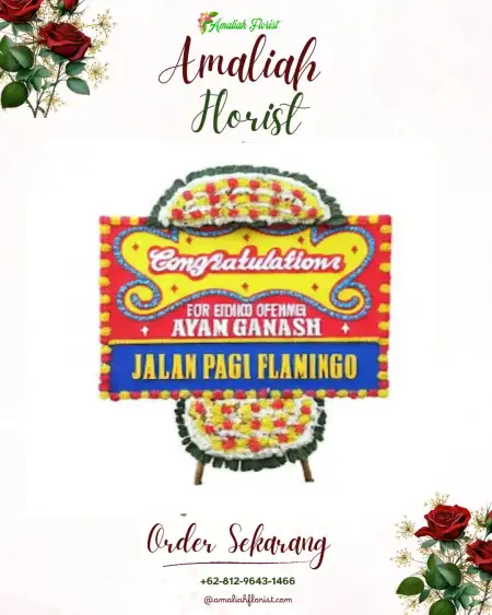 Sewa Papan Bunga Salapian