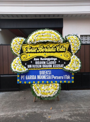 Papan Bunga Duka di Salapian